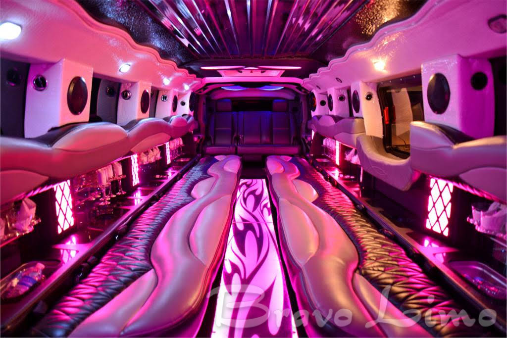 Escalade Limo White Interior